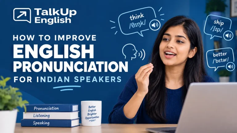 English pronunciation practice for Indian speakers