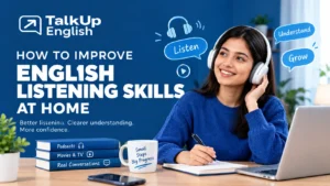 Improve English listening skills at home with practice